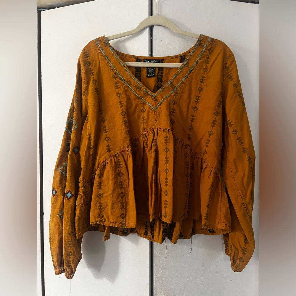 Western Cropped Shirt